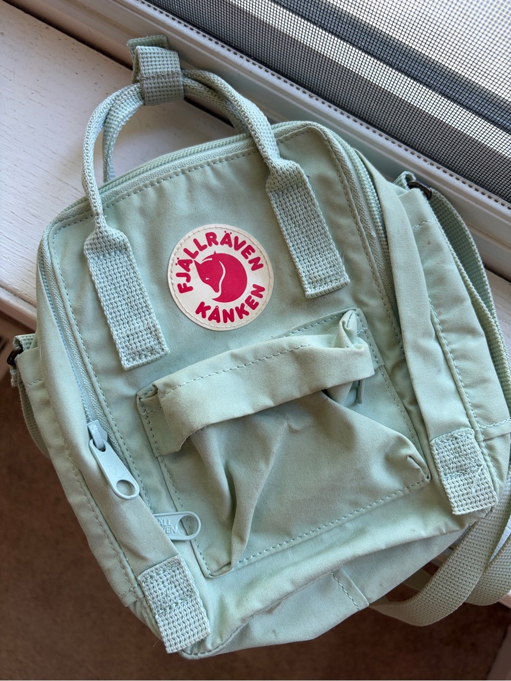 Fjällräven Kånken Mini Sling Bag - Mint Green